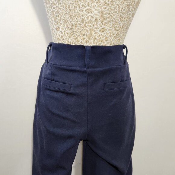 Fishers Finery Women's Ponte Knit Pull-on Boot Leg Work Pant Navy Size SP Career - Picture 7 of 14